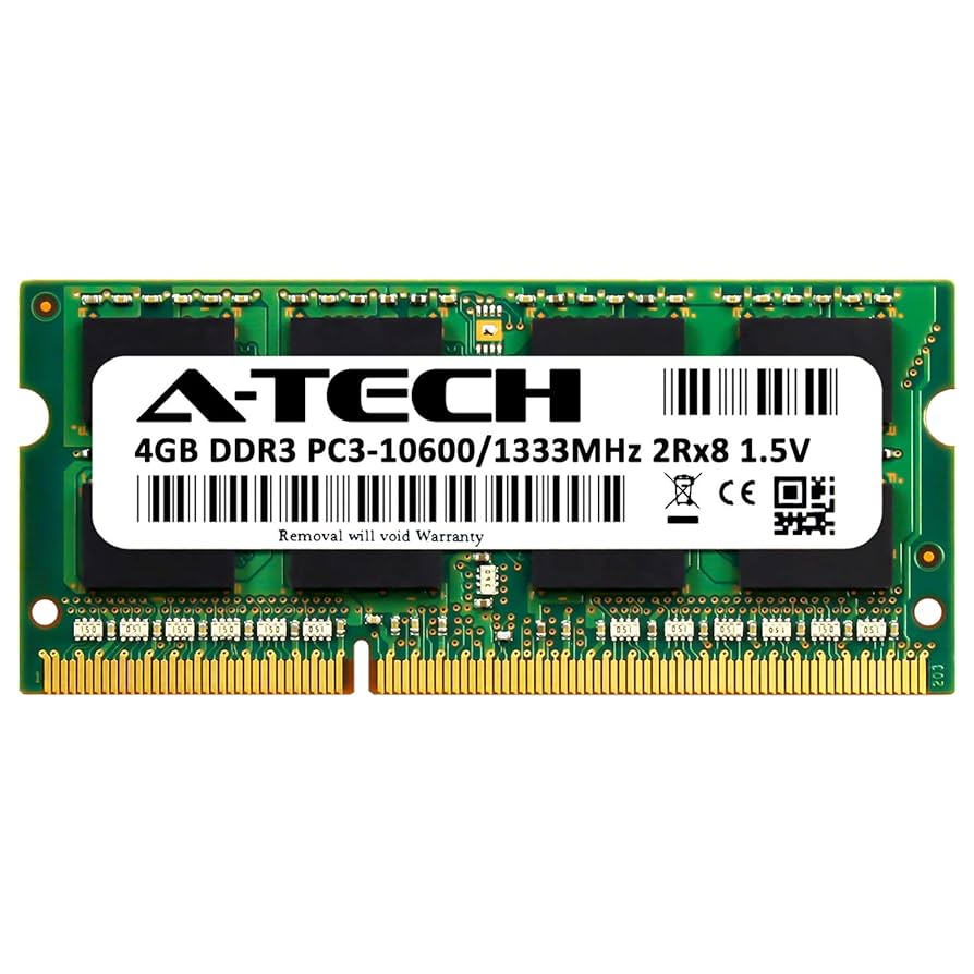 Amazon.com: A-Tech Components 4GB RAM 替換Kingston KTD-L3B